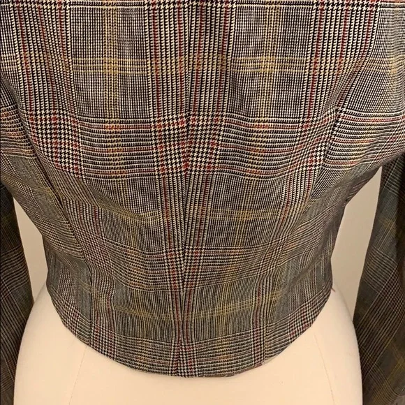 Vintage Foreman & Clark Crop Cinched Jacket S - Picture 10 of 12